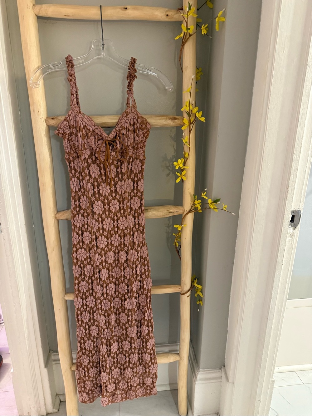 Free People Lucinda Lace Midi Dress - Picture 4 of 6
